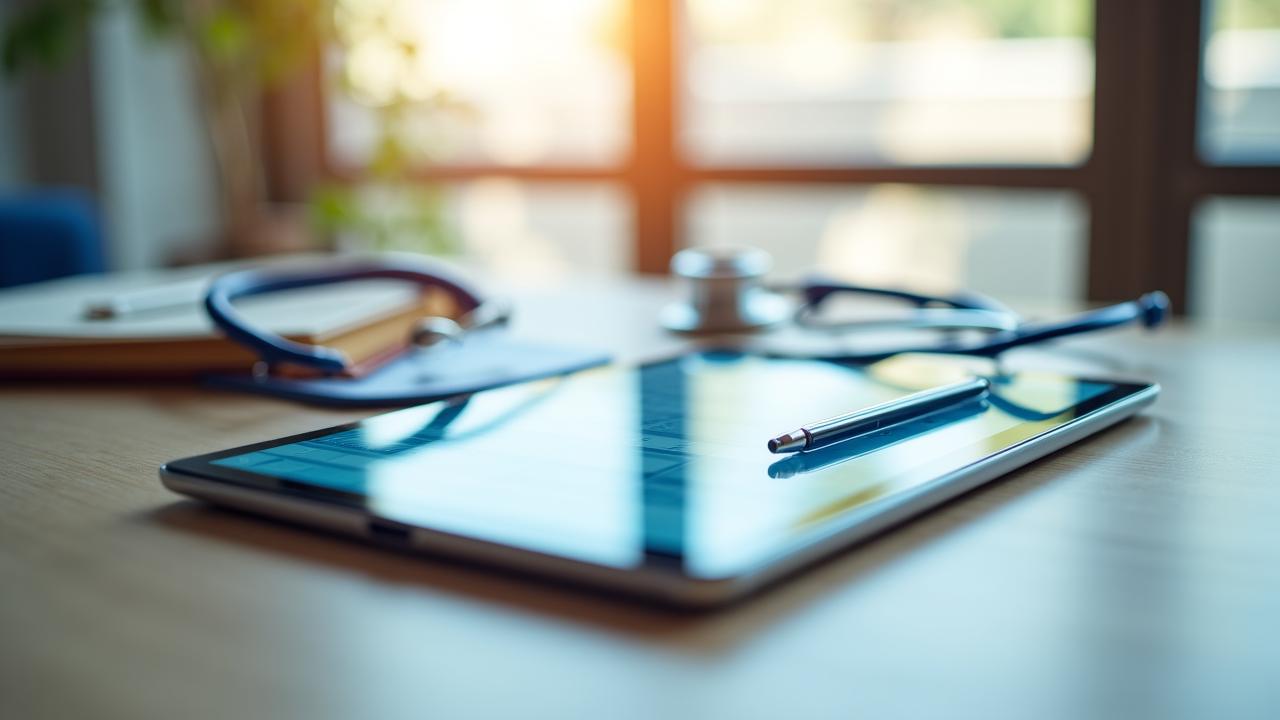 Interface de prise de rendez-vous médicale élégante et professionnelle